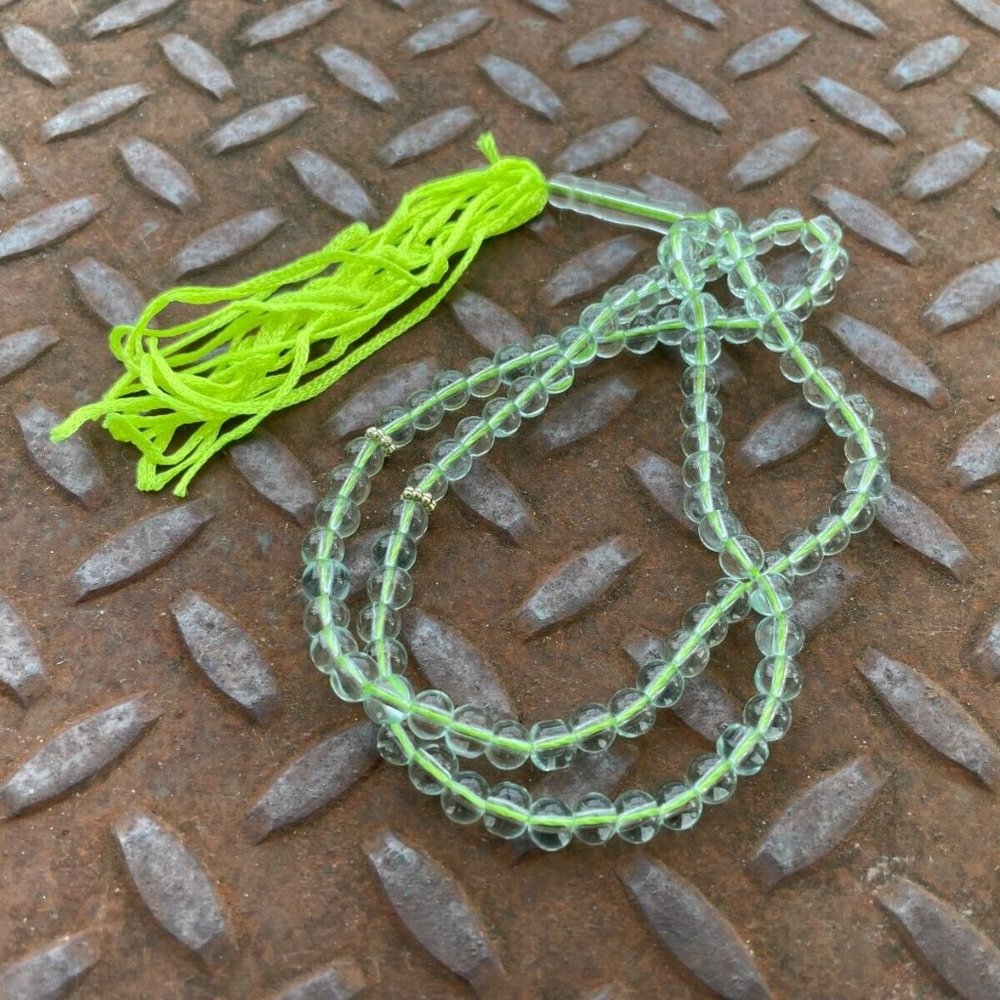 Prayer Tasbeeh Green Neon Plastic Beads Religious Islamic Beads Tasbeh